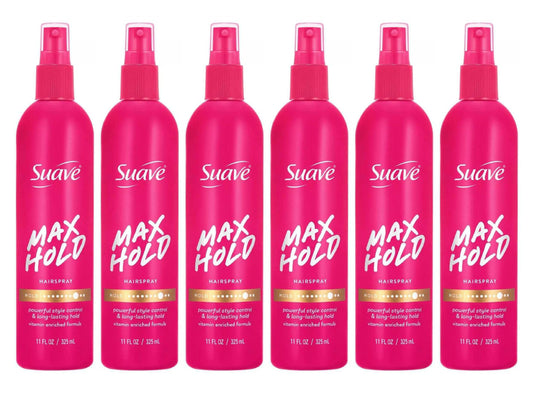 Suave Hairspray Max Hold 11 Ounce Pump (Pack of 6) Beauty & Personal Care DIKAYI