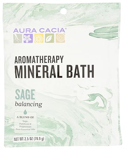 AURA CACIA Balancing Sage Bath, 2.5 OZ Beauty & Personal Care Aura Cacia