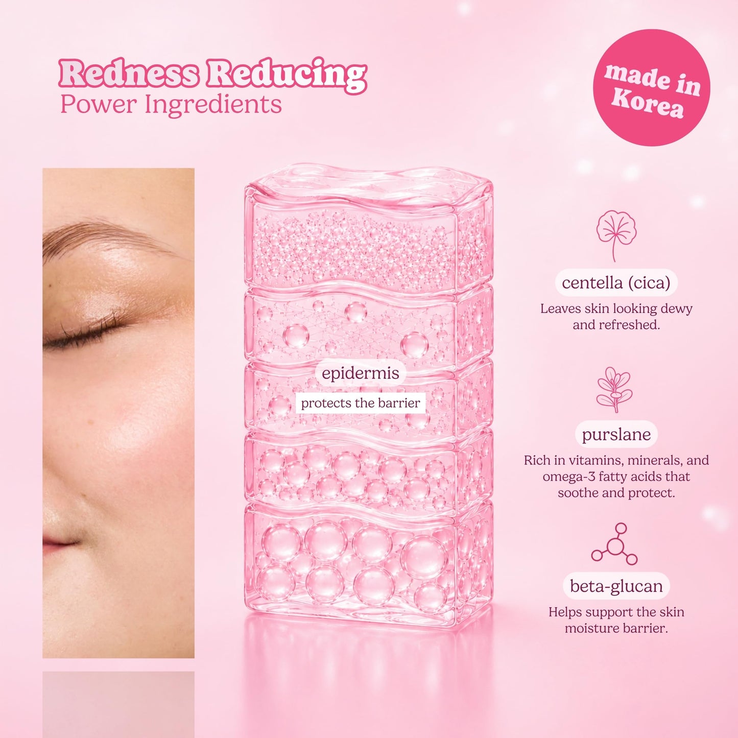 ESW Beauty Strawberries & Cream Soothing Korean Face Mask - Vitamin C, Centella & Vitamin E for Sensitive Skin, Hydration & Barrier Support - Skincare Beauty & Personal Care ESW Beauty