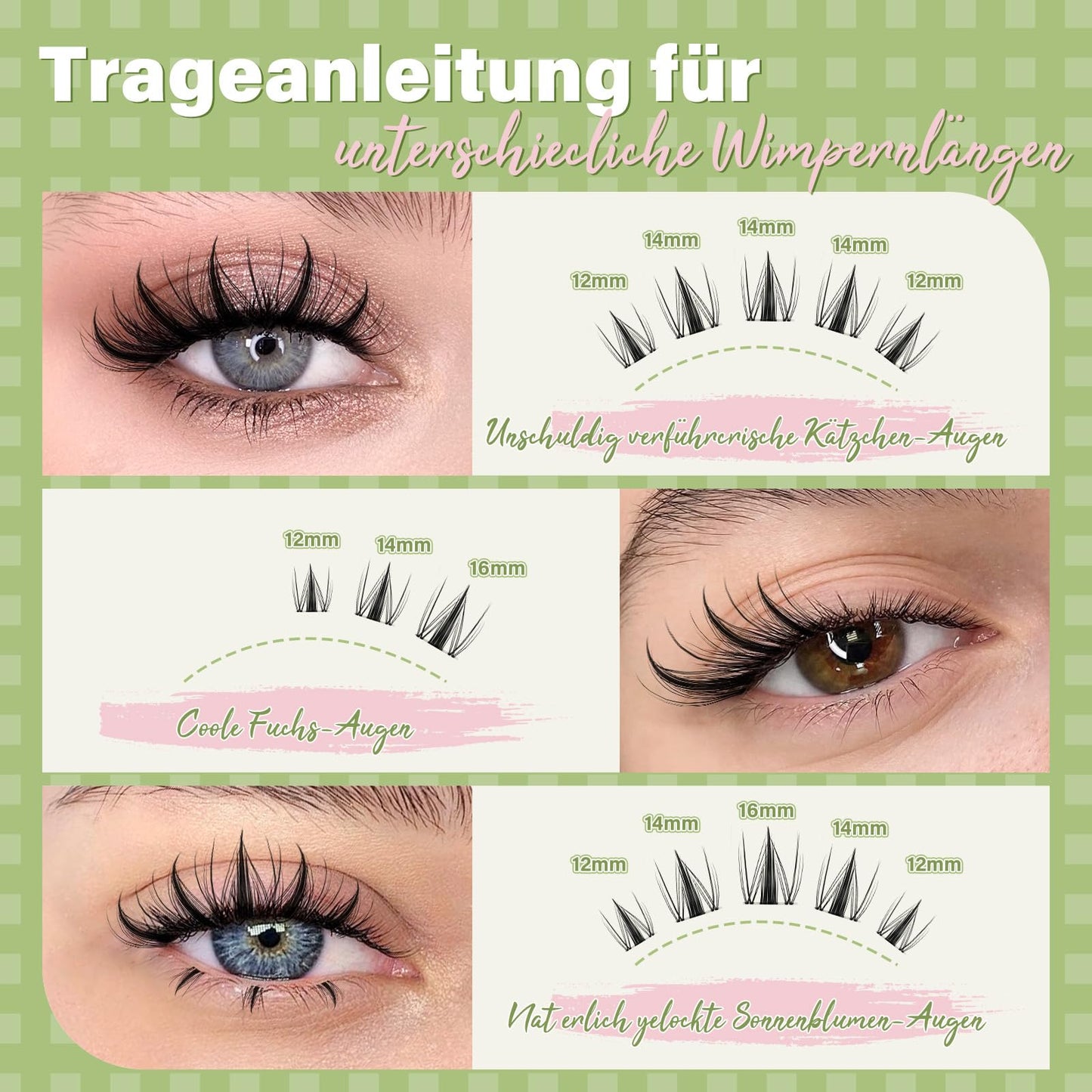 KEYYOU Fairy Lash Clusters, 0.03mm Invisible Band, Waterproof DIY at Home Beauty and Personal Care KEYYOU