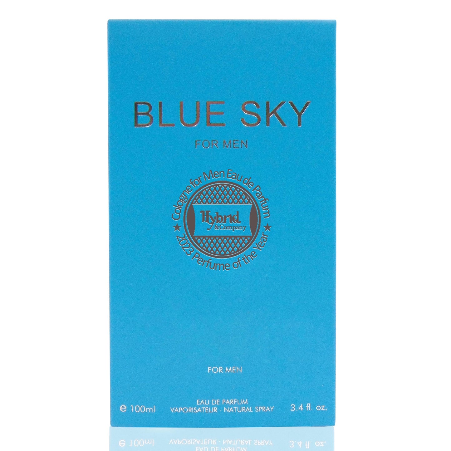 Hybrid & Company Blue Sky for men Men’s Classic Scent Perfume Eau De Toilette Spray 100 ML Beauty & Personal Care Hybrid & Company