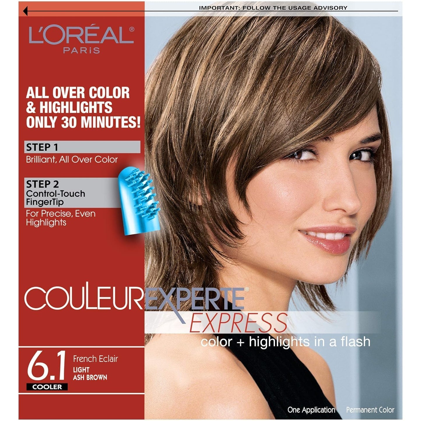 L'Oreal Paris Couleur Experte 2-Step Home Hair Color and Highlights Kit, French Éclair Beauty & Personal Care L'Oreal Paris