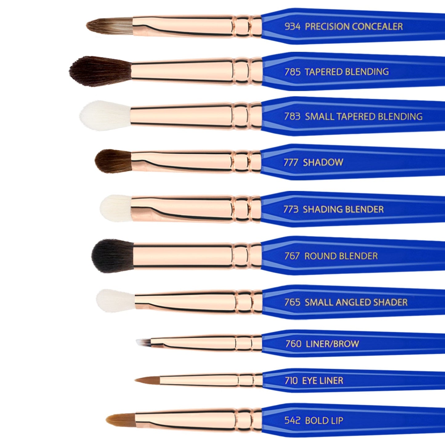 Bdellium Tools Professional Makeup Brush Golden Triangle - Phase I Complete 15pc. Brush Set with Stand-Up Pouch Beauty & Personal Care BDELLIUM TOOLS
