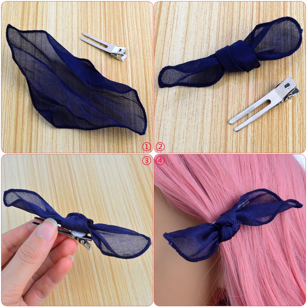 50pcs Hairdressing Double Prong Curl Clips, Wobe 1.8" Setting Section Hair Clips Metal Alligator Hairpins for Bow Great Pin Clip, Styling Salon Beauty & Personal Care Wobe