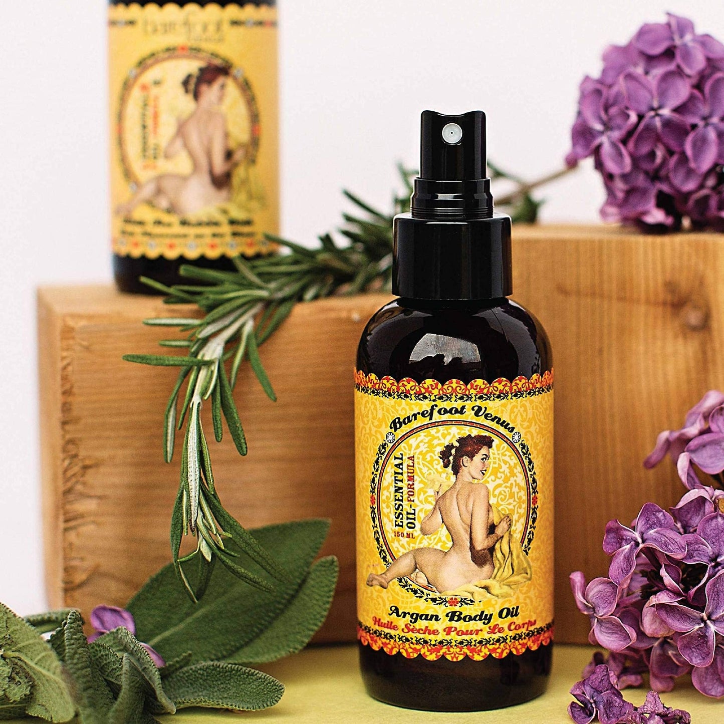 Barefoot Venus bath Soak, Hand Cream & Argan Oil Body Care Gift Set (Mustard Bath) Beauty and Personal Care Barefoot Venus