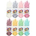 MARBLERS Holographic Glitter [Mermaid 8 Color Set] 4oz (112g) | Chunky | Non-Toxic, Vegan, Cruelty-Free | Face, Body, Eyeshadow, Hair, Party Makeup | Beauty & Personal Care MARBLERS