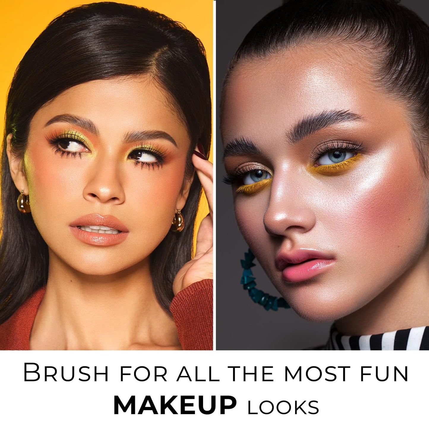 Profusion Cosmetics Small Firm Eyeshadow Brush - Professional Eye Makeup Brush, Eyeshadow Blending Brush-Dense Rounded Hair Bristles and Best Beauty & Personal Care Profusion Cosmetics