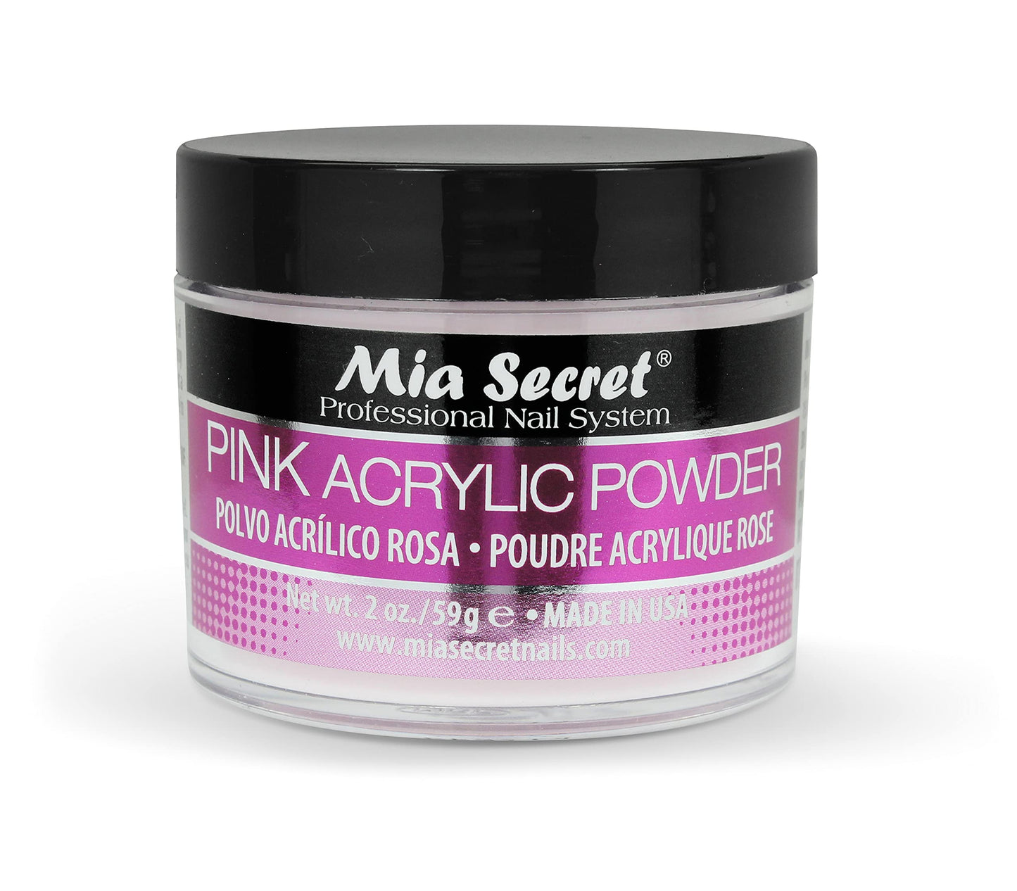 Mia Secret Professional Acrylic Nail System Pink Acrylic Powder 2 OZ Beauty & Personal Care Mia