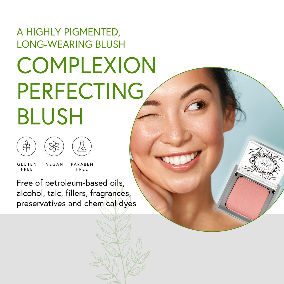 Honeybee Gardens Complexion Perfecting Blush in Rendezvous, Soft Neutral Rose, Pigmented, Vegan & Gluten-Free, 8.5g Beauty & Personal Care Honeybee Gardens