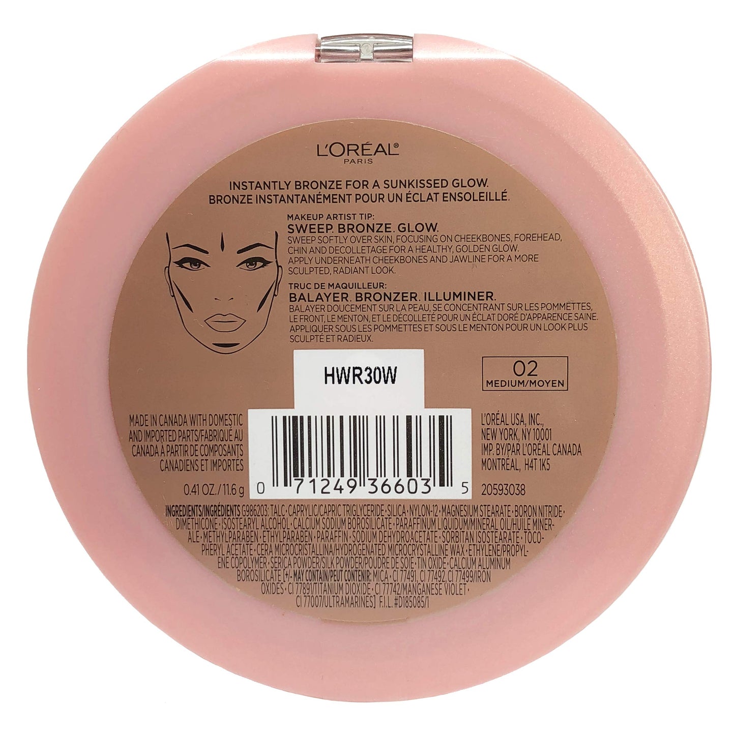 L'Oreal Paris Cosmetics True Match Lumi Bronze It Bronzer For Face And Body, Medium, 0.41 Fluid Ounce Beauty & Personal Care L'Oreal Paris