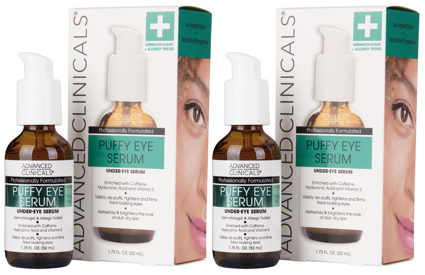 Advanced Clinicals Puffy Eye Under Eye Serum | Visible Anti Aging Brightening Vitamin C + Caffeine Serum Helps Improve Look Of Puffiness, Fine Lines Beauty & Personal Care Advanced Clinicals