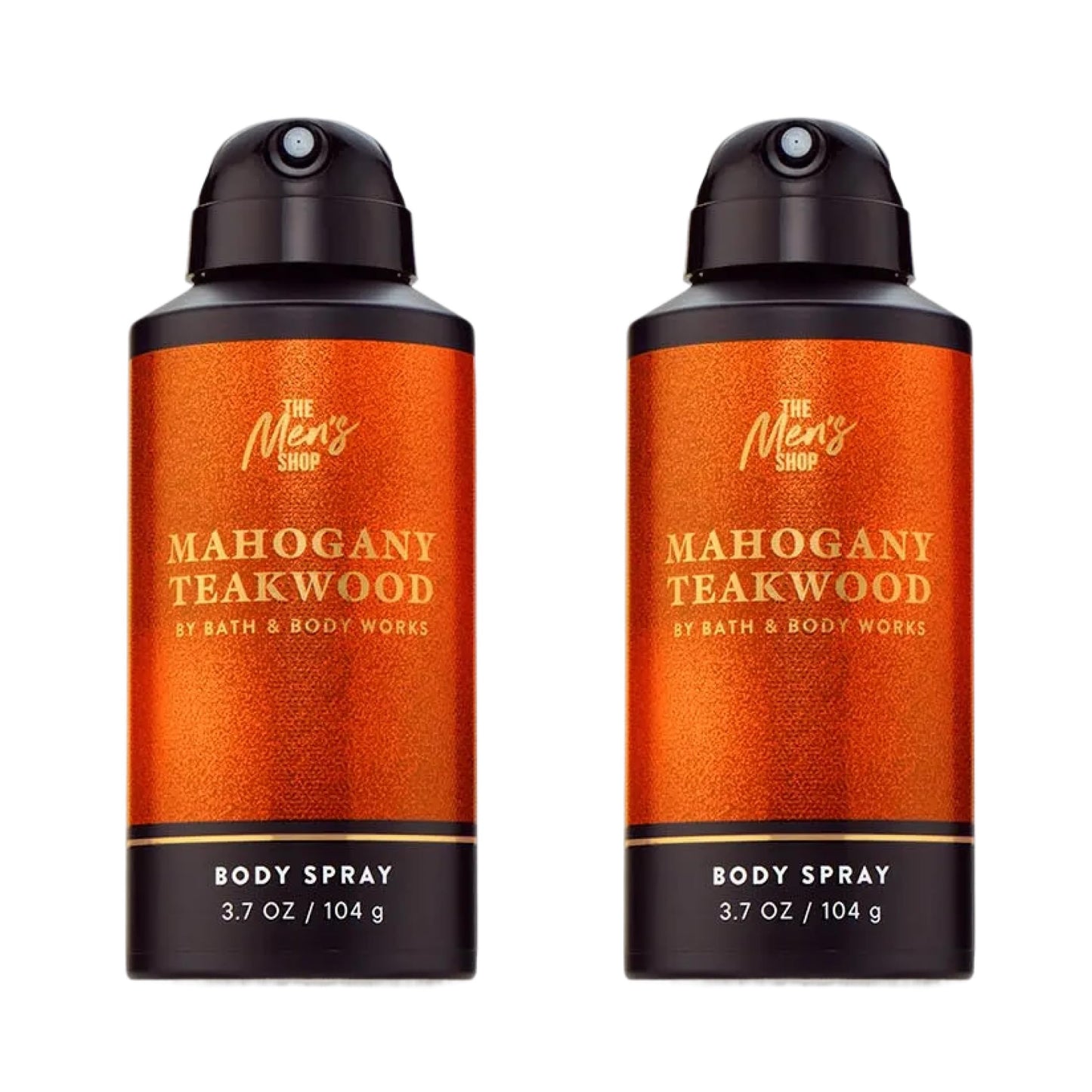 Bath & Body Works Body Spray for Men, Mahogany Teakwood Scent, with Long-Lasting Personal Fragrance, Warm Woodsy & Masculine, 3.7 oz - 2 Pack Beauty and Personal Care Bath & Body Works