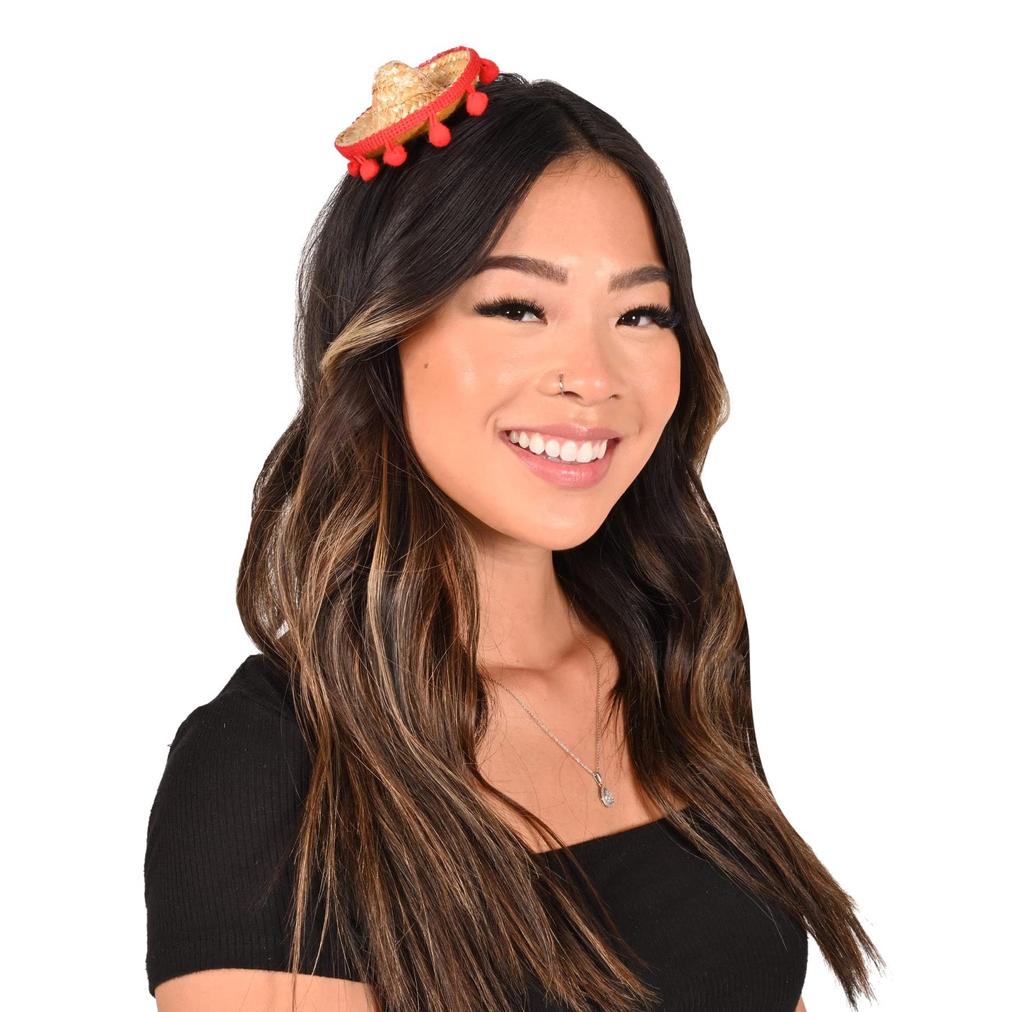Sombrero Hair Clip Party Accessory (1 count) (1/Pkg) Beauty & Personal Care Beistle