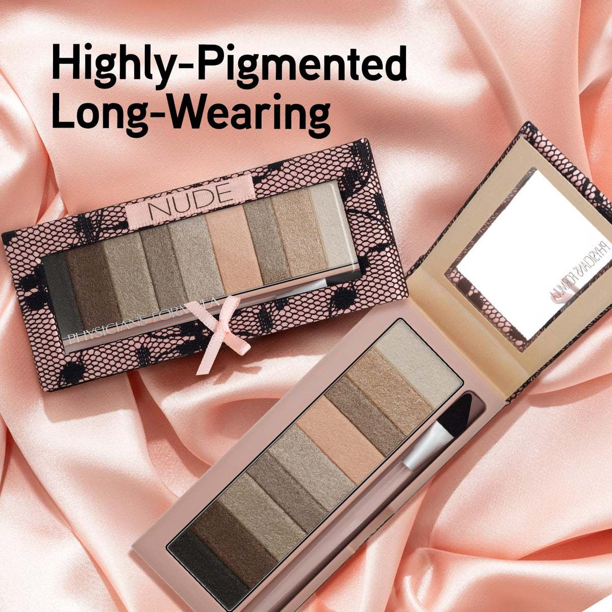 Physicians Formula Shimmer Strips Eyeshadow, Multi-Finish Nude Palette with Extreme Shimmer, Hypoallergenic & Cruelty-Free - Nude