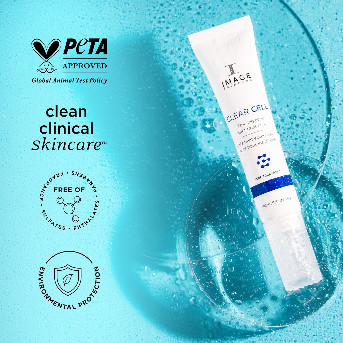IMAGE Skincare, CLEAR CELL Clarifying Acne Spot Treatment, with Salicylic Acid, Targets Existing Acne Blemishes while Preventing New Blemishes from Beauty & Personal Care IMAGE Skincare