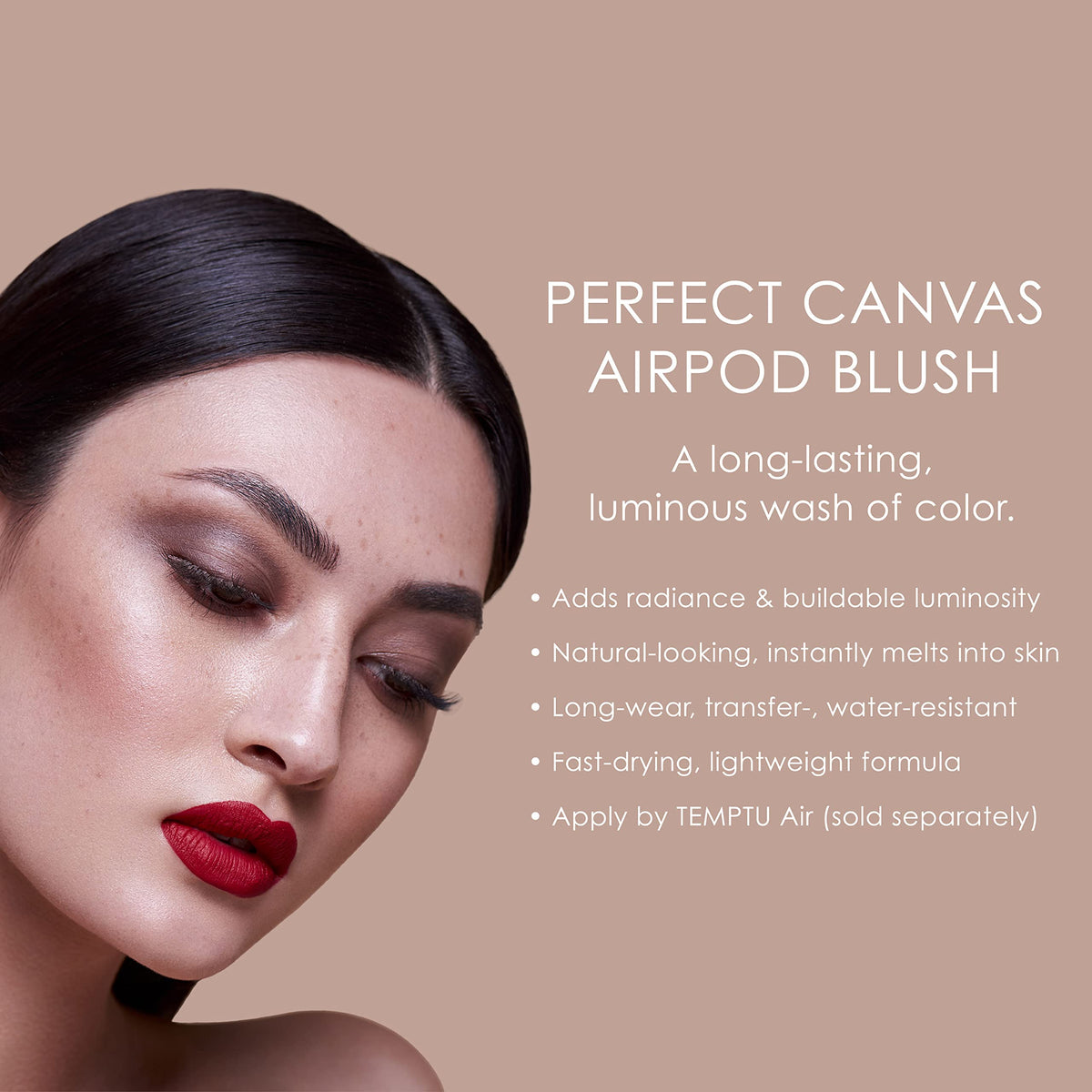 Temptu Perfect Canvas Airpod Blush, Pale Pink Beauty & Personal Care TEMPTU
