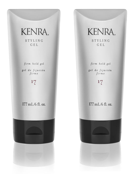 Kenra Styling Gel 17 | High Hold Gel | Medium To Coarse Hair | 6 fl. Oz (2-Pack)