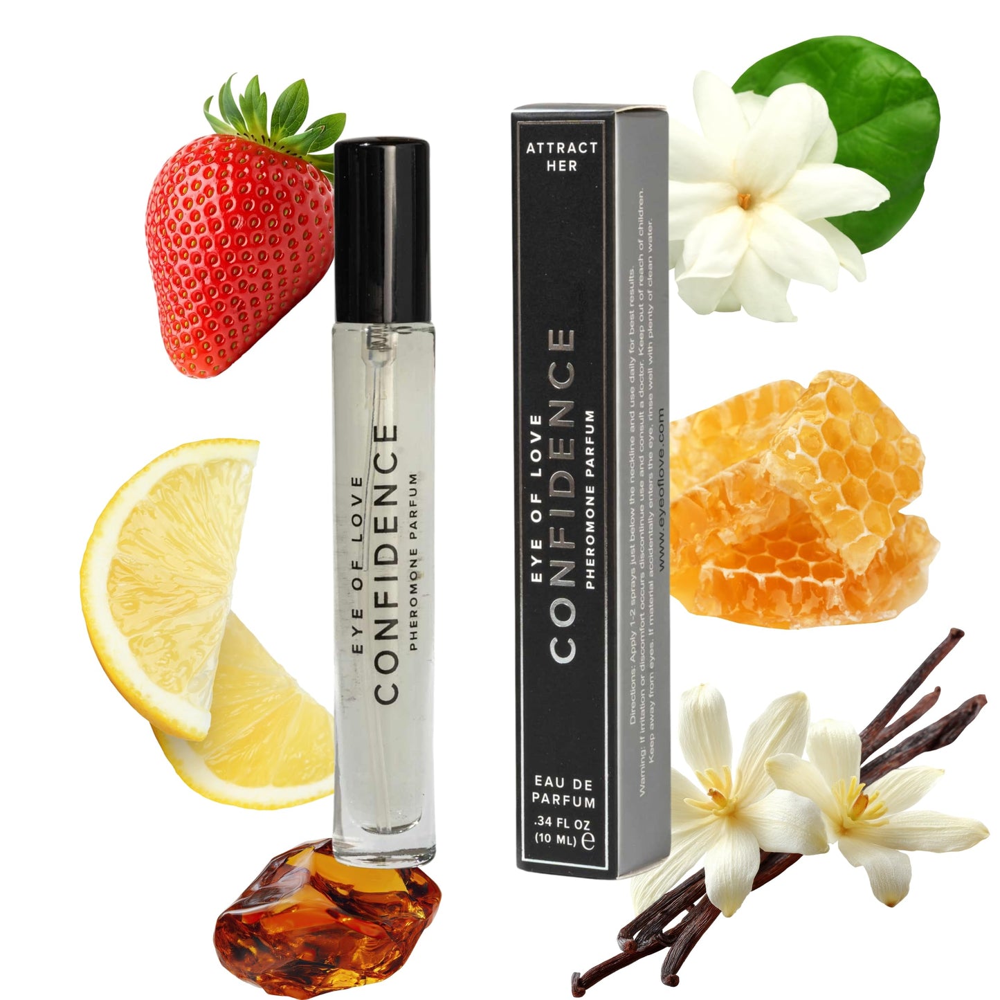 Eye Of Love Confidence Pheromone Parfum for Men, 10ml Travel Size, Citrus Musk Cologne for Daily Professional and Social Wear Beauty & Personal Care EOL EYE OF LOVE