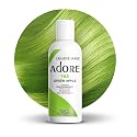 Adore Semi Permanent Hair Color (163 Green Apple) | Vegan & Cruelty-Free Green Hair Dye | No Ammonia, No Peroxide, No Alcohol | 4 Fl Oz Beauty & Personal Care Adore