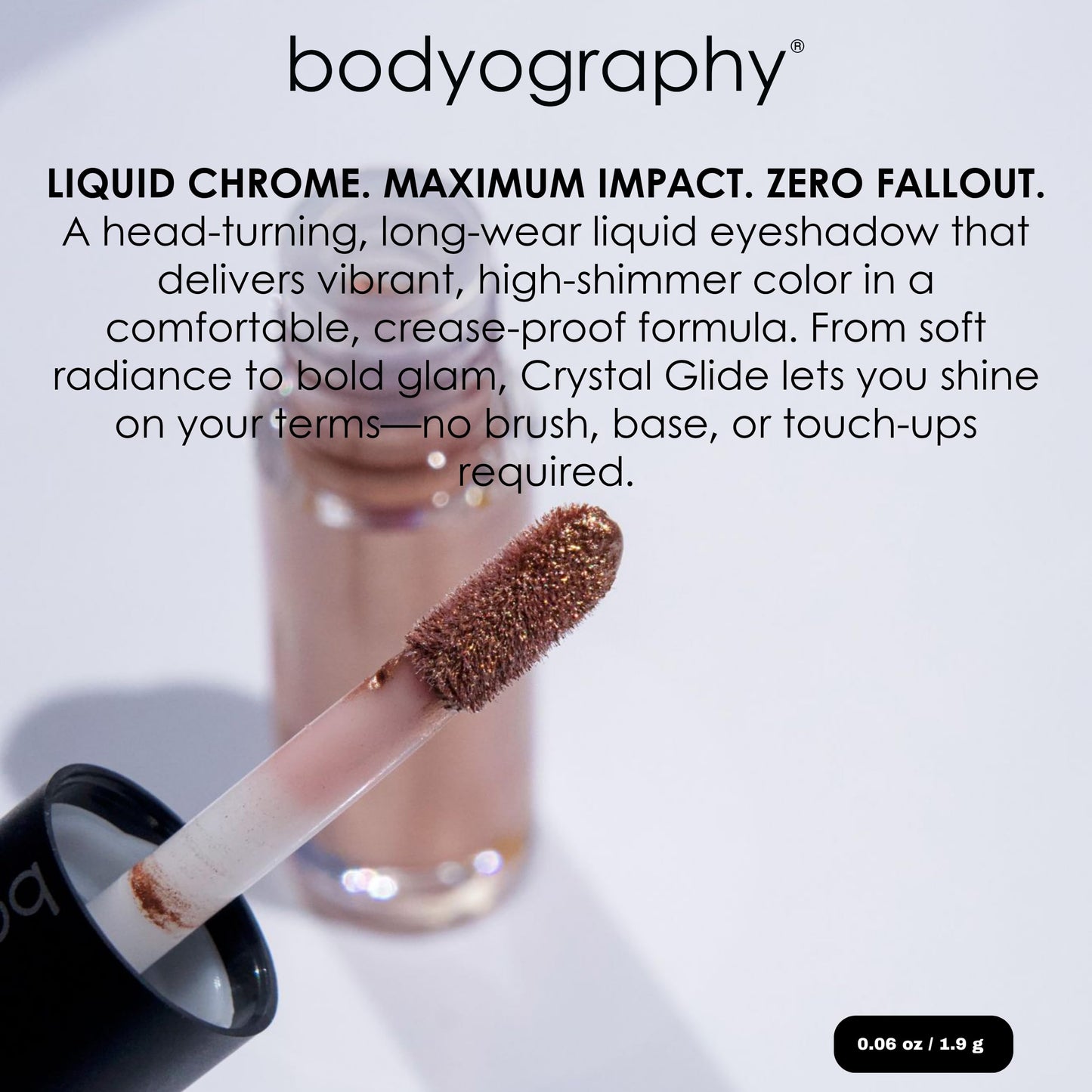 Crystal Glide Liquid Eyeshadow - Ruby by Bodyography for Women - 0.067 oz Eye Shadow Beauty & Personal Care Bodyography