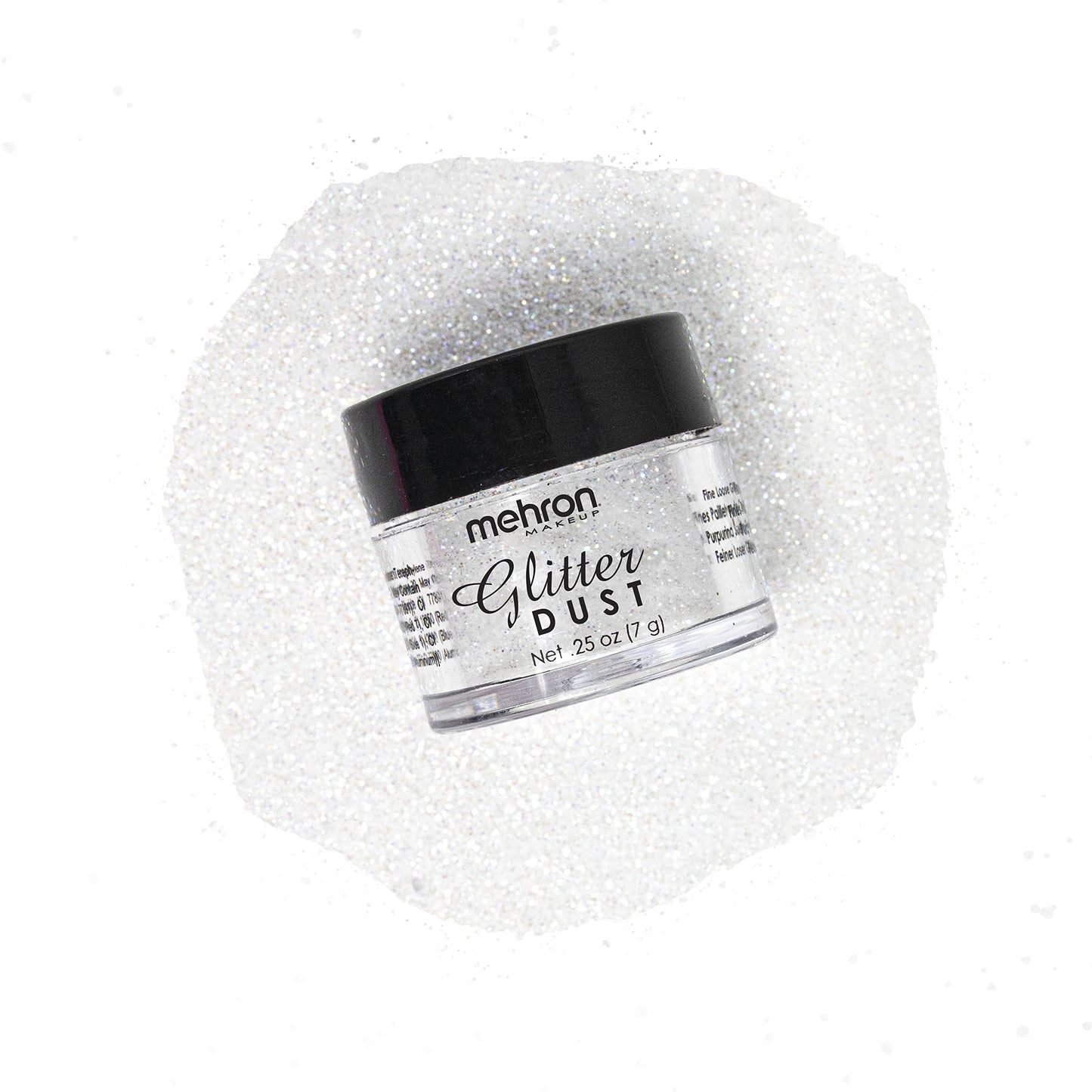 Mehron Makeup Paradise Glitter FX | Professional Cosmetic for Makeup & Art | Vibrant & Shimmering Loose Glitter .25 oz (7 g) (Opalescent White) Beauty & Personal Care Mehron