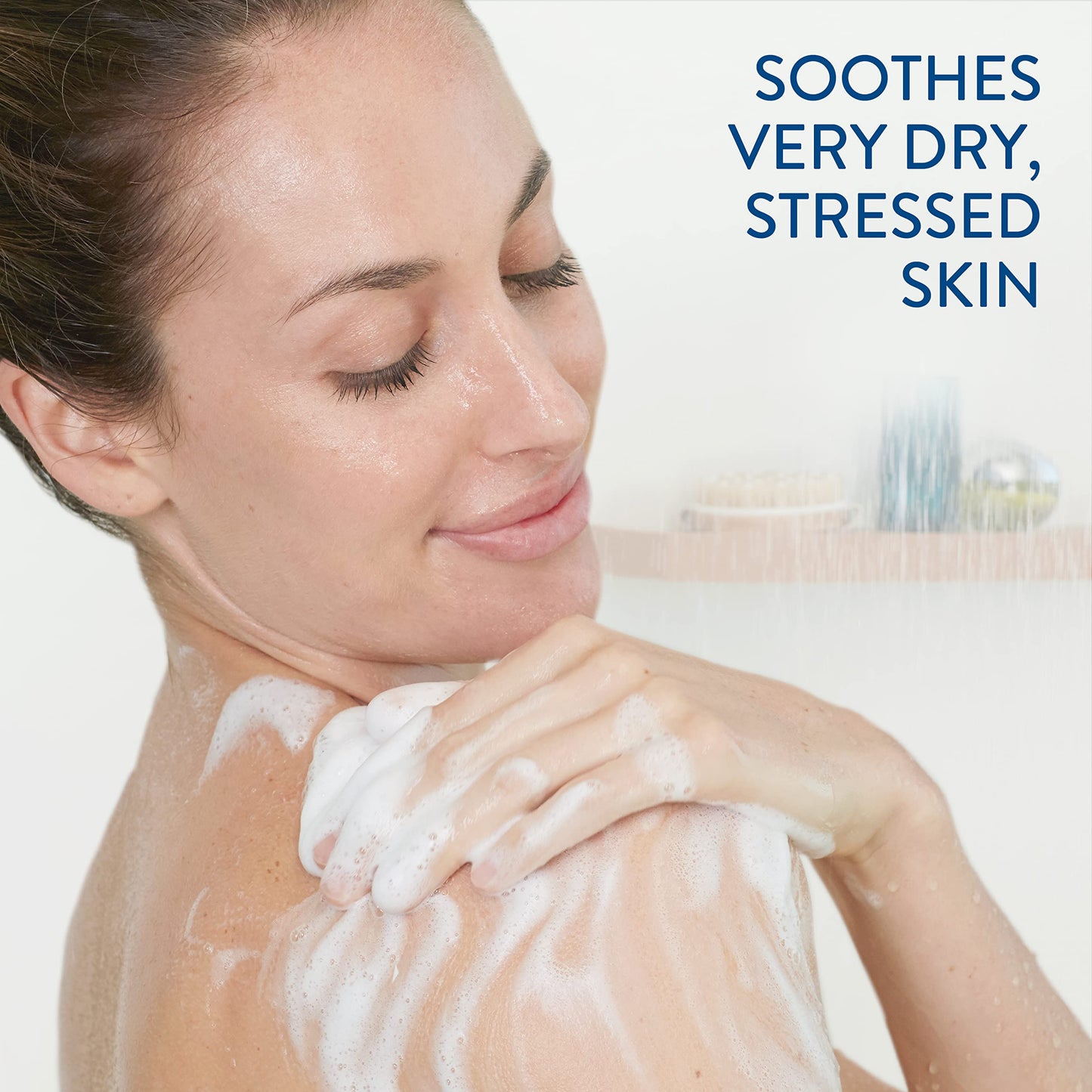 Cetaphil RESTORADERM Soothing Wash, 10 floz Pack of 3, Soothes Dry, Stressed Skin, Hypoallergenic, Soap & Paraben Free, National Eczema Association Beauty & Personal Care Cetaphil