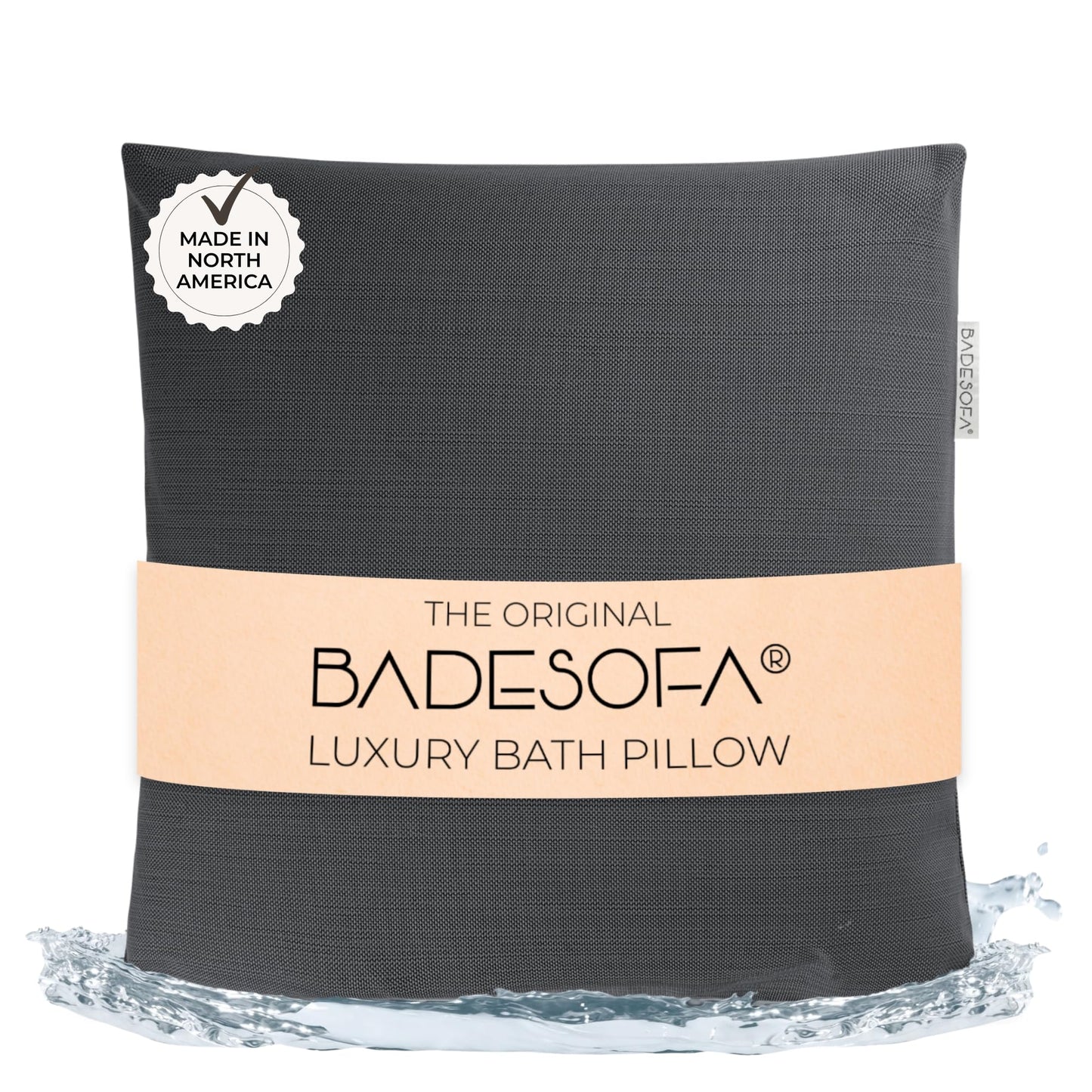 BADESOFA® Luxury Bath Pillow M - Lusciously Soft & Comfortable Tub Pillow for Bathtub - Washable & Quick-Drying Bath Back Pillow - Non-Slip Full Body Beauty and Personal Care BADESOFA