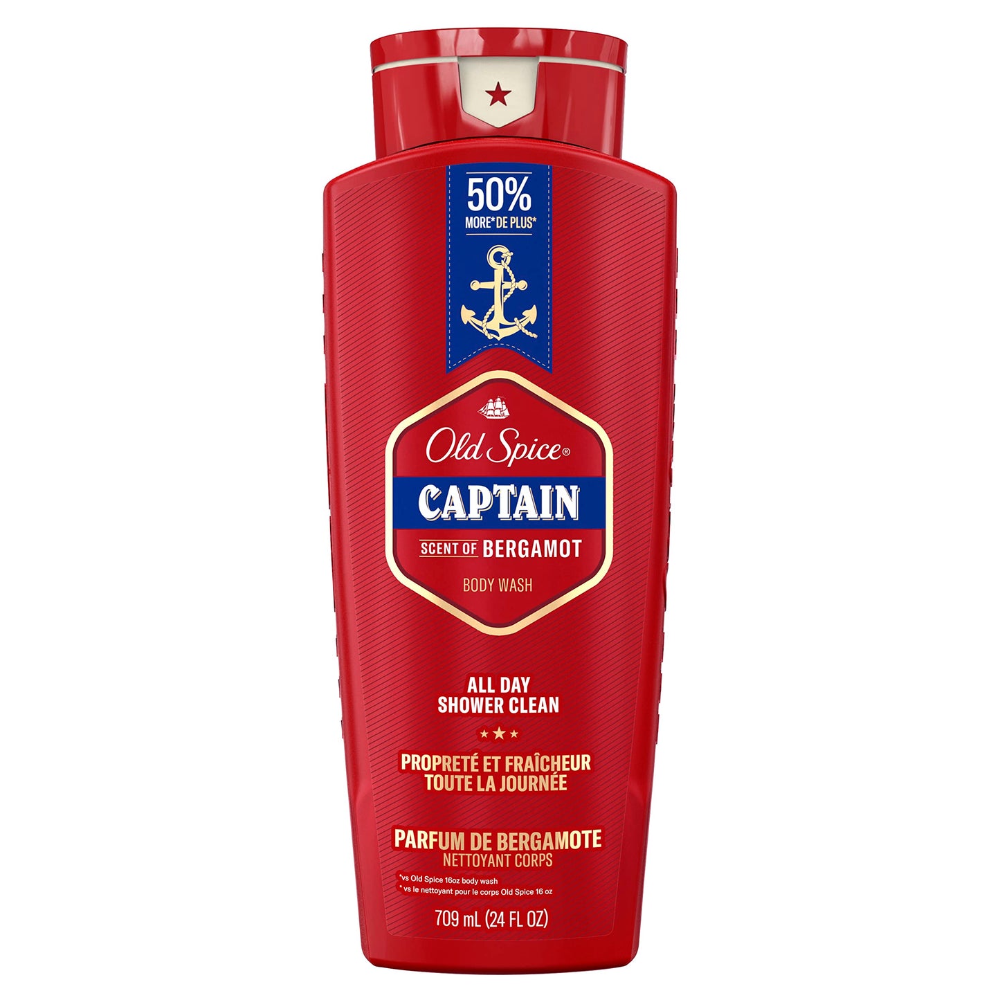 Old Spice Captain Men's Body Wash, Sandalwood Scent, 24 oz Beauty & Personal Care Old Spice