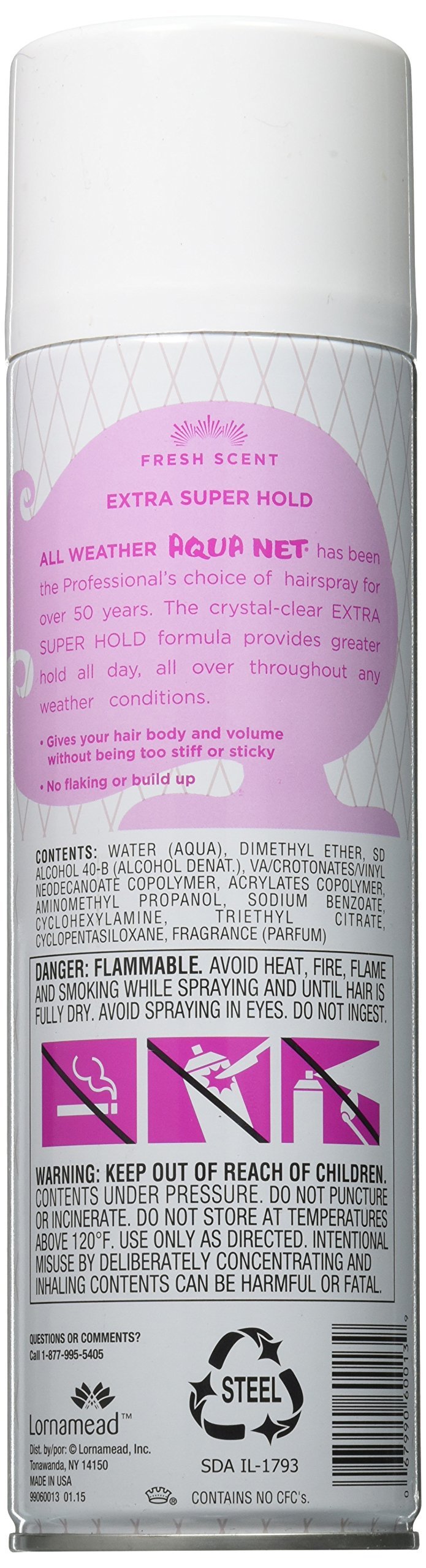 Aqua Net Professional Hair Spray Extra Super Hold 3 Fresh Scent, 11 Oz Beauty & Personal Care Aqua Net