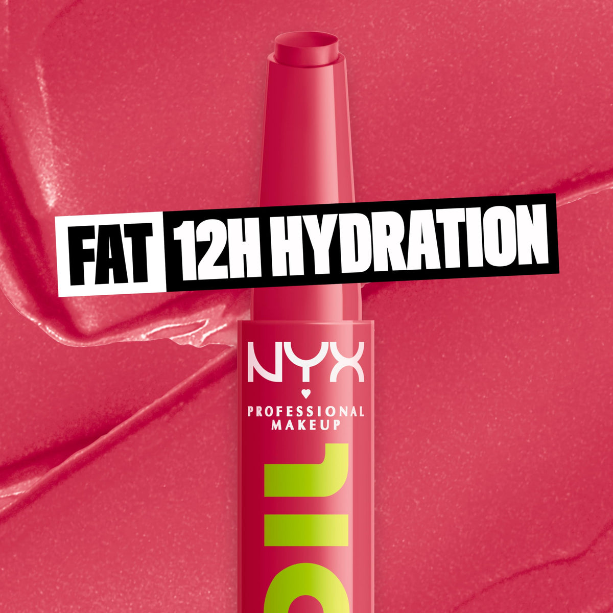 NYX PROFESSIONAL MAKEUP Fat Oil Slick Click, Lightweight, Buildable, Pigmented Vegan Lip Balm - Double Tap Beauty & Personal Care NYX PROFESSIONAL MAKEUP