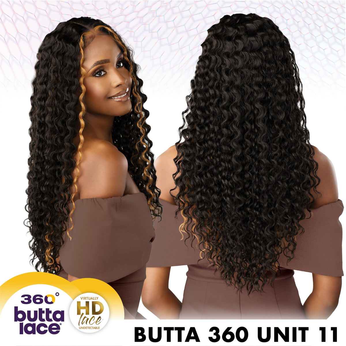 Sensationnel Butta 360 LaceWig-Unit 11, 1 JETBLACK