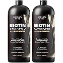 SOULSPA PURE Biotin Rice Water Shampoo and Conditioner Set - Thickening Formula with Rice Protein & Keratin - Strengthening Hair Care for Thinning Beauty & Personal Care SOULSPA PURE