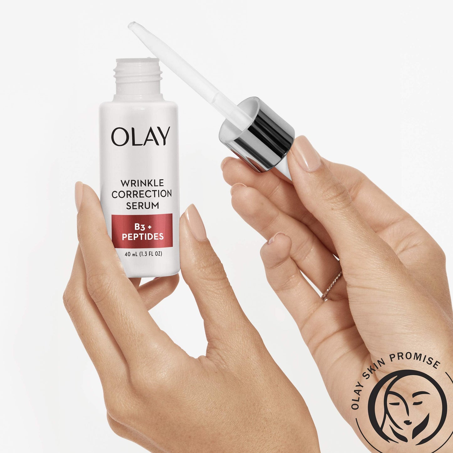 Olay Collagen Peptides Wrinkle Correction Serum, 1.3 Fl Oz + Whip Face Moisturizer Travel/Trial Size Bundle Beauty & Personal Care Olay