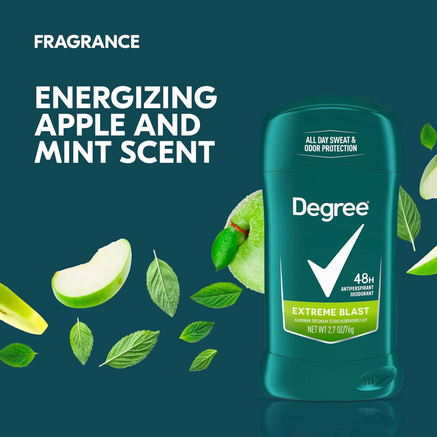 Degree Men Original Protection Antiperspirant Deodorant 48-Hour Sweat and Odor Protection Extreme Blast Antiperspirant For Men 2.7 oz Beauty and Personal Care Degree