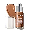 Revlon Illuminance Skin-Caring Liquid Foundation, Hyaluronic Acid, Hydrating and Nourishing Formula with Medium Coverage, 505 Rich Sand, 1 fl oz Beauty & Personal Care REVLON