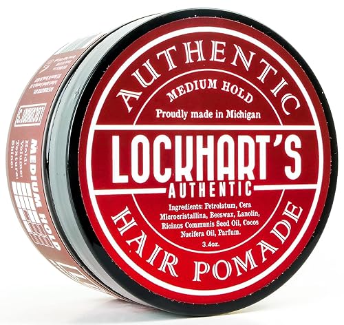 Lockhart's Oil Based Goon Grease - Handcrafted Pomade for Men - Medium Hold, Medium Shine - Locks in Moisture & Easy to Recomb - Sandalwood Vetiver Beauty & Personal Care Lockhart's Authentic Grooming Co. LLC