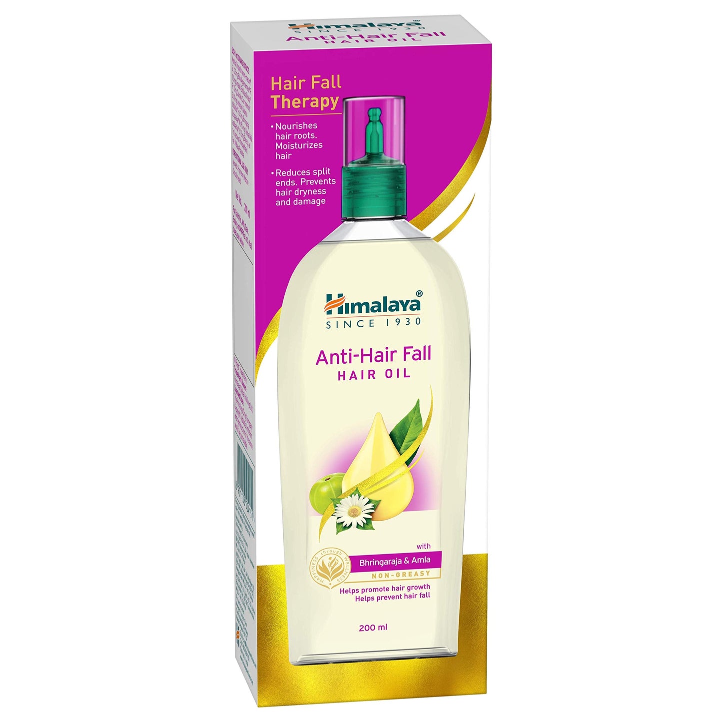 Himalaya Anti-Breakage Hair Oil with Thistle and Amla for Damaged Hair and Split Ends 6.76 oz (200 ml) 2 PACK Beauty & Personal Care Himalaya