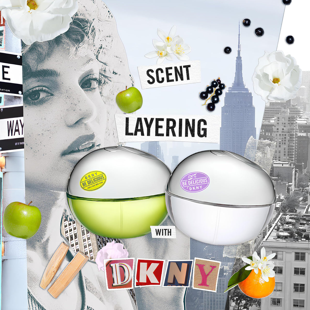 DKNY Be 100% Delicious Eau de Parfum Perfume Spray For Women, 1.7 Fl. Oz. Beauty & Personal Care DKNY