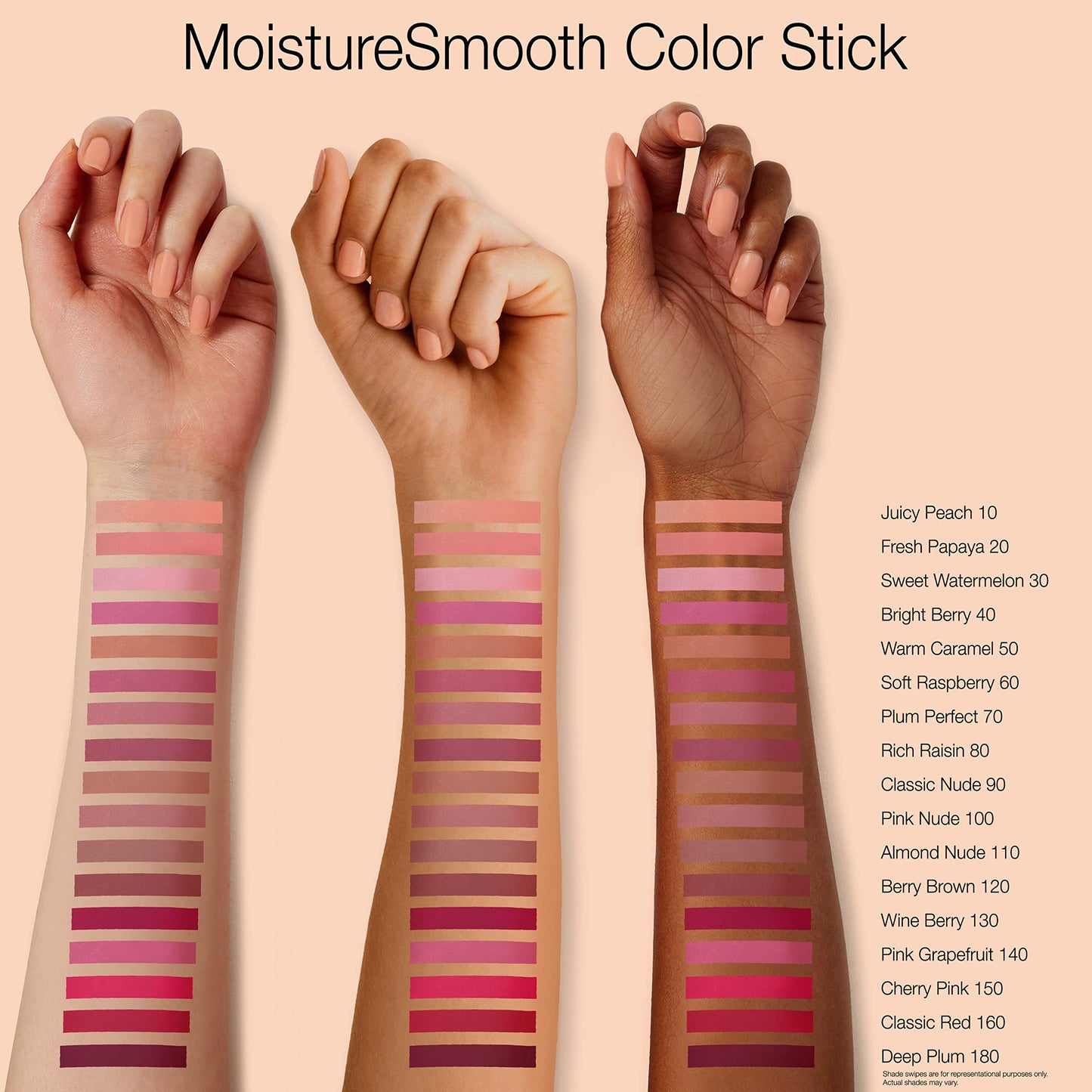 Neutrogena Moisturesmooth Color Lip Stick, 180 Deep Plum, .011 Oz. (Pack of 1) Beauty & Personal Care Neutrogena