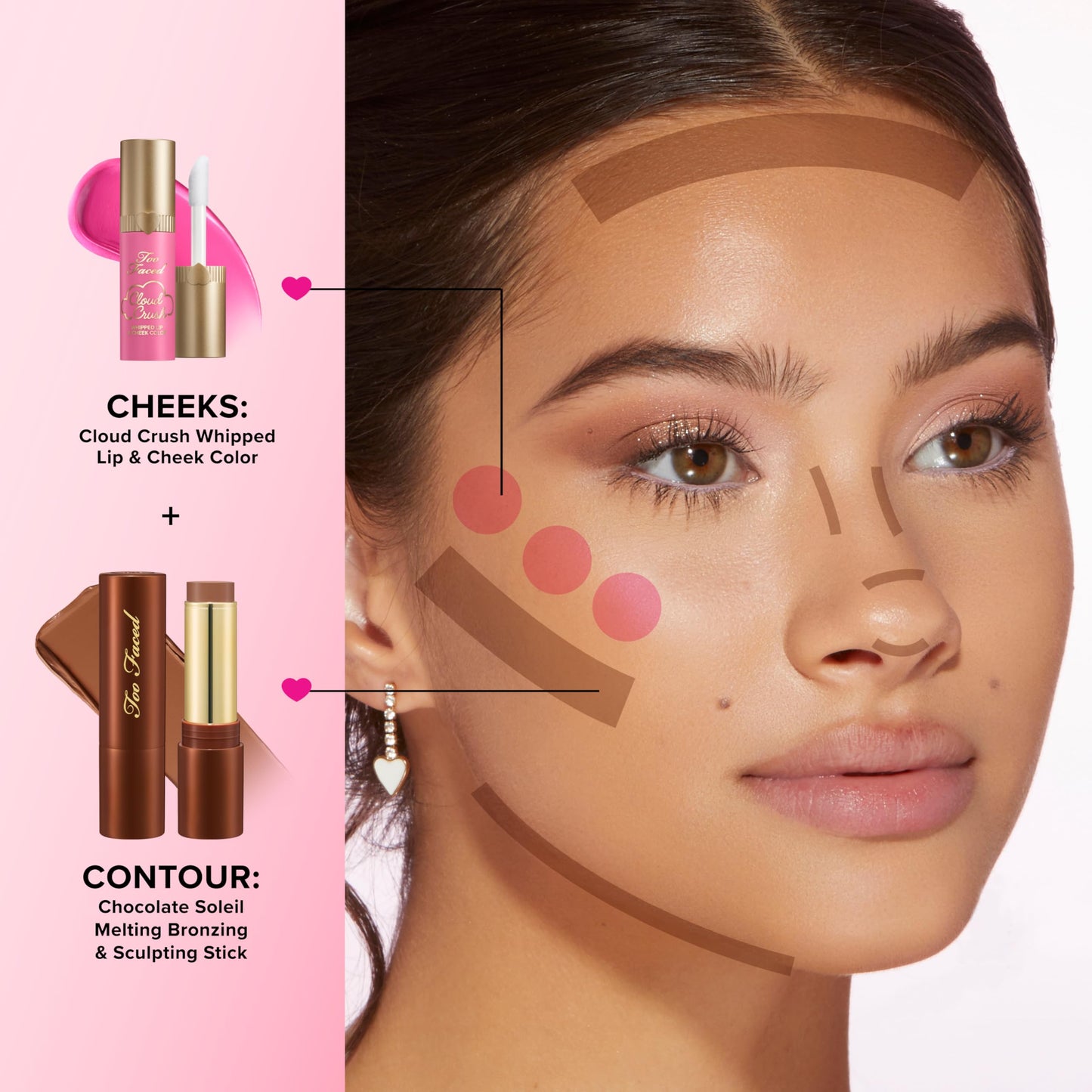 Too Faced Chocolate Soleil Melting Bronzing & Sculpting Stick | Multi-Use, Contour + Cream Bronzer Stick | Lightweight, Satin-Finish with Buildable Beauty & Personal Care Too Faced