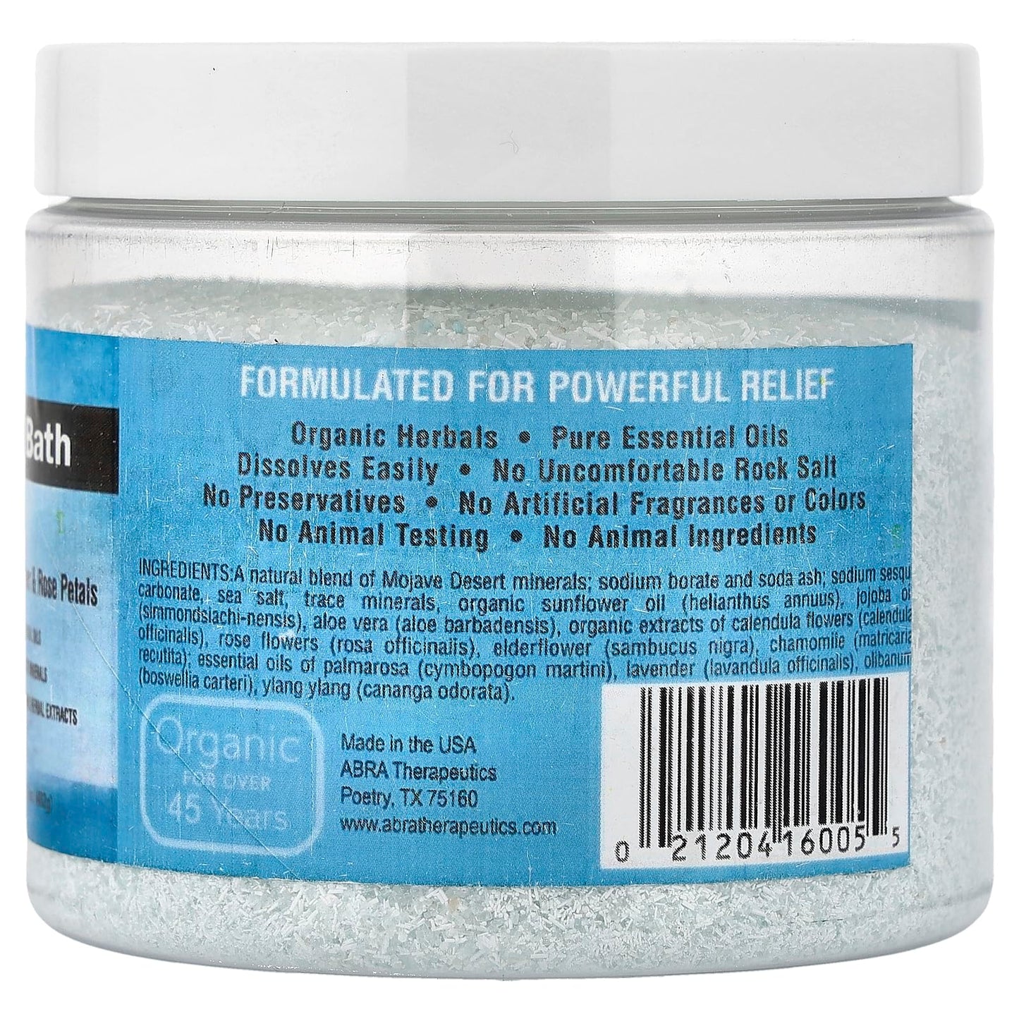Moisture Revival Bath-Sunflowers & Rose Petals Abra Therapeutics 17 oz Powder Beauty & Personal Care Abra