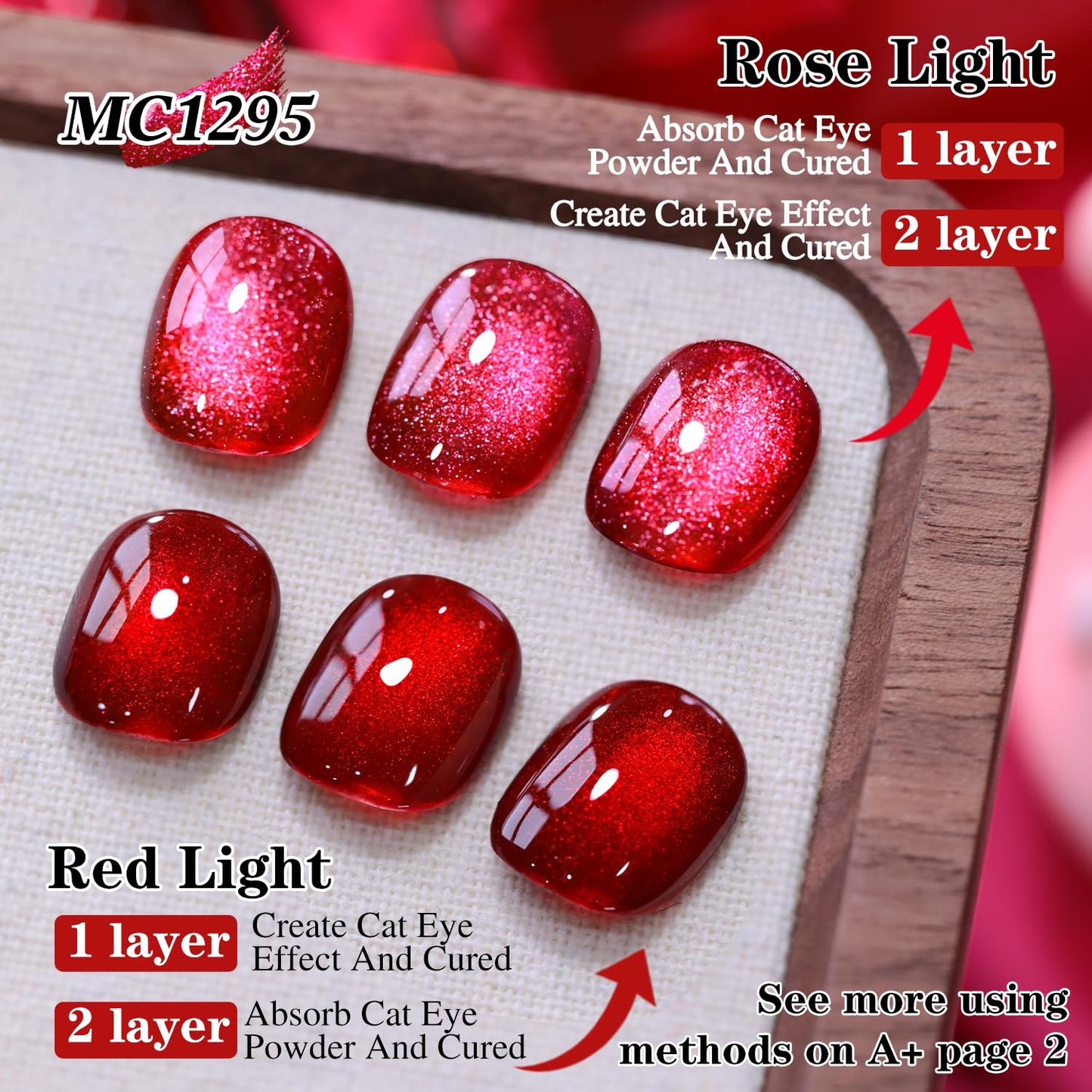Double Rhythm 15ML Ice Glass Cat Eye Gel Polish with Magnet Holographic Glitter Shimmer Translucent Sheer Color Salon Soak Off Magnetic Nail at Home Beauty and Personal Care Double Rhythm