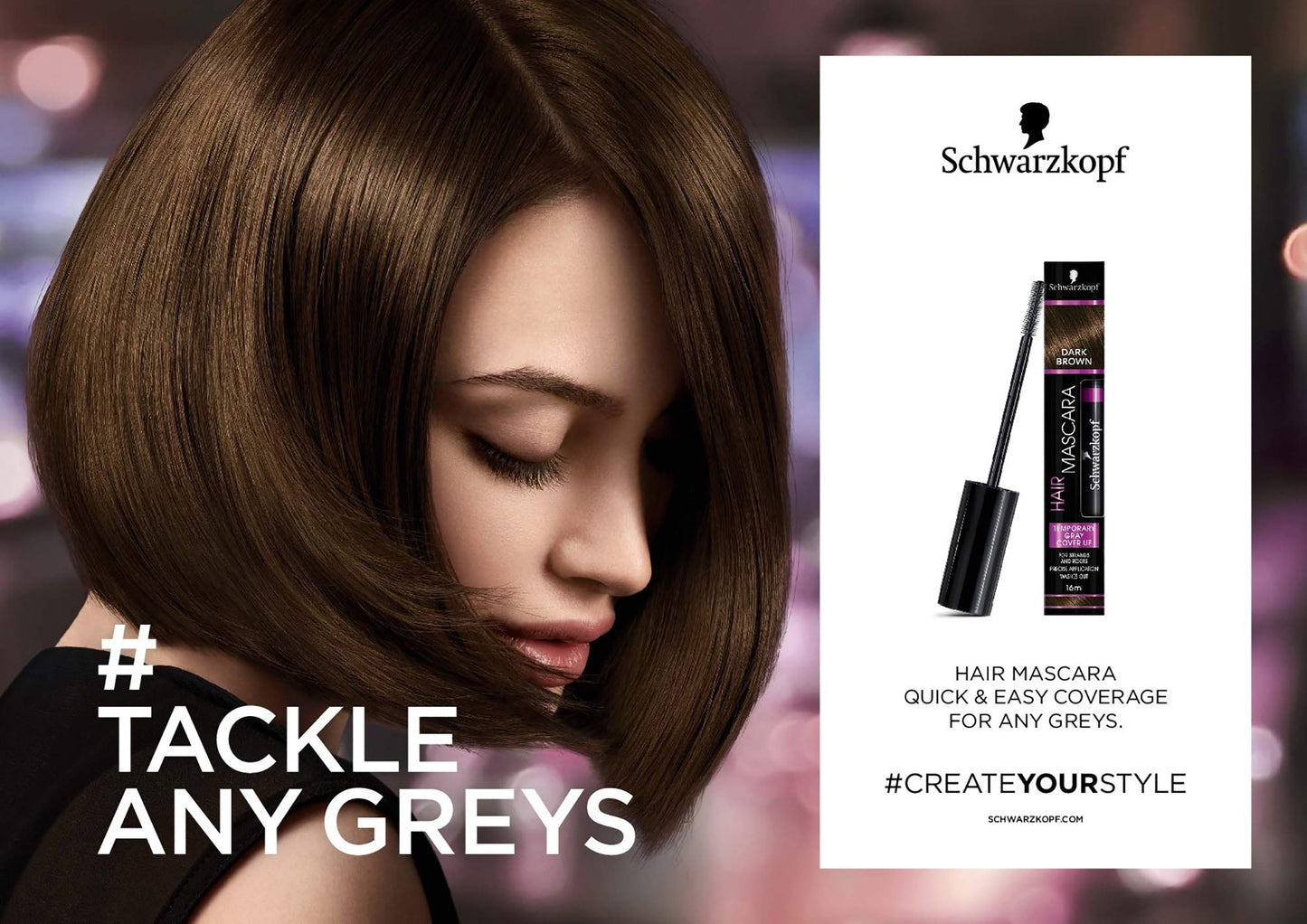 Schwarzkopf Hair Mascara, Dark Brown, 0.54 ounce Beauty & Personal Care Schwarzkopf