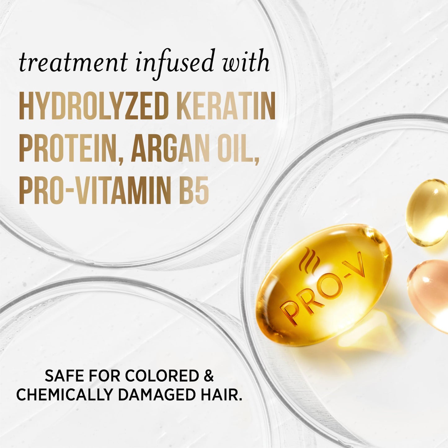 Pantene Keratin Leave-In Conditioner with Argan Oil, Protein Treatment for Dry, Damaged & Color-Treated Hair, Repairs Split Ends & Protects from Beauty & Personal Care Pantene
