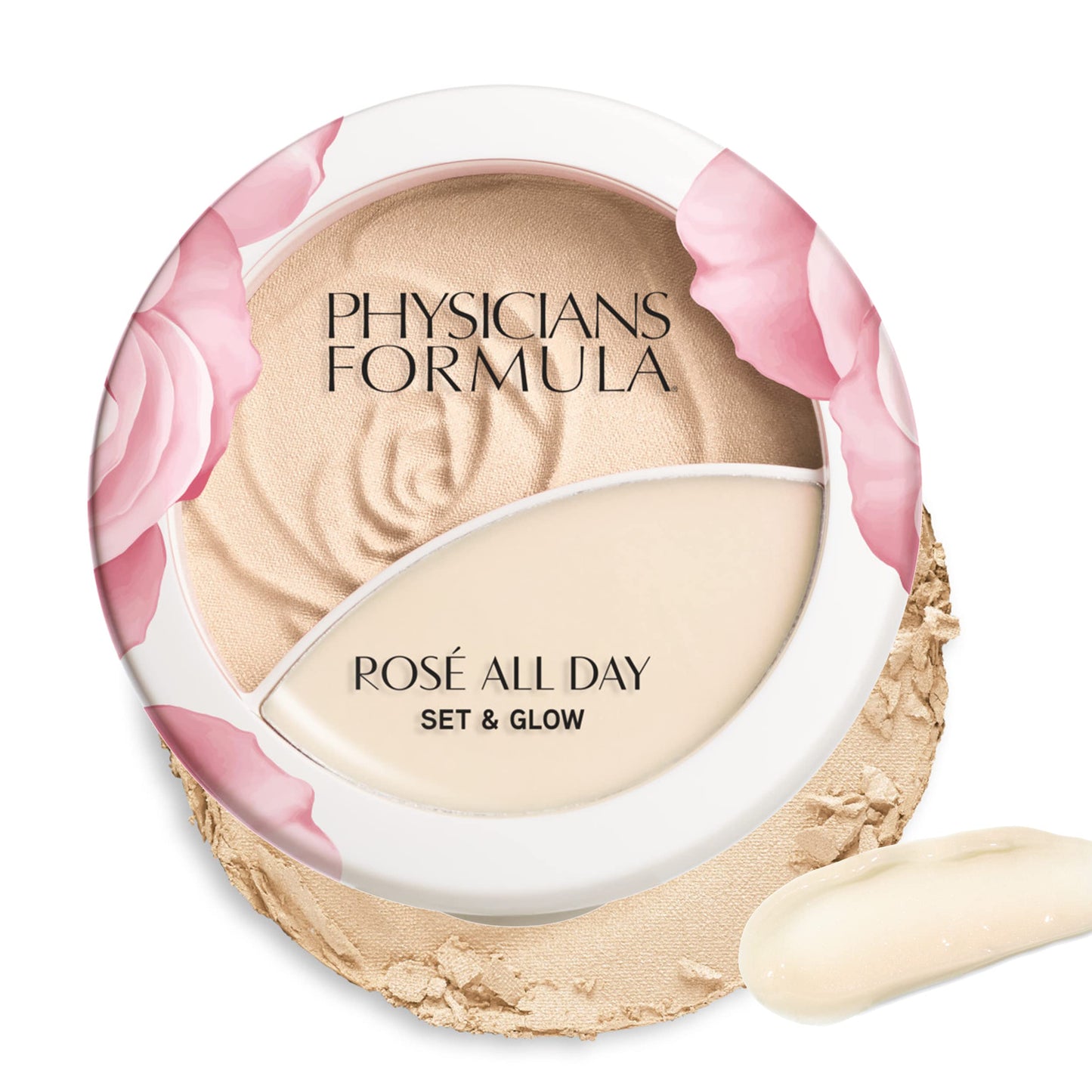 Physicians Formula Rosé All Day Set & Glow Highlighting Powder Luminous Light, Dermatologist Approved Beauty & Personal Care Physicians Formula