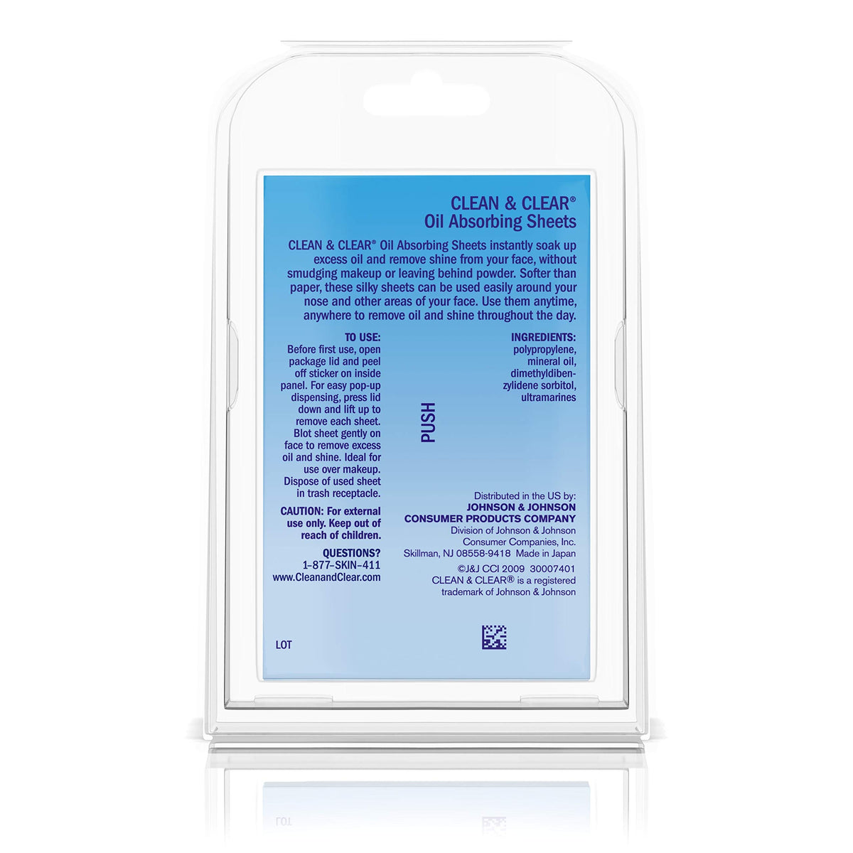 Clean & Clear Oil Absorbing Sheets, 50 Count