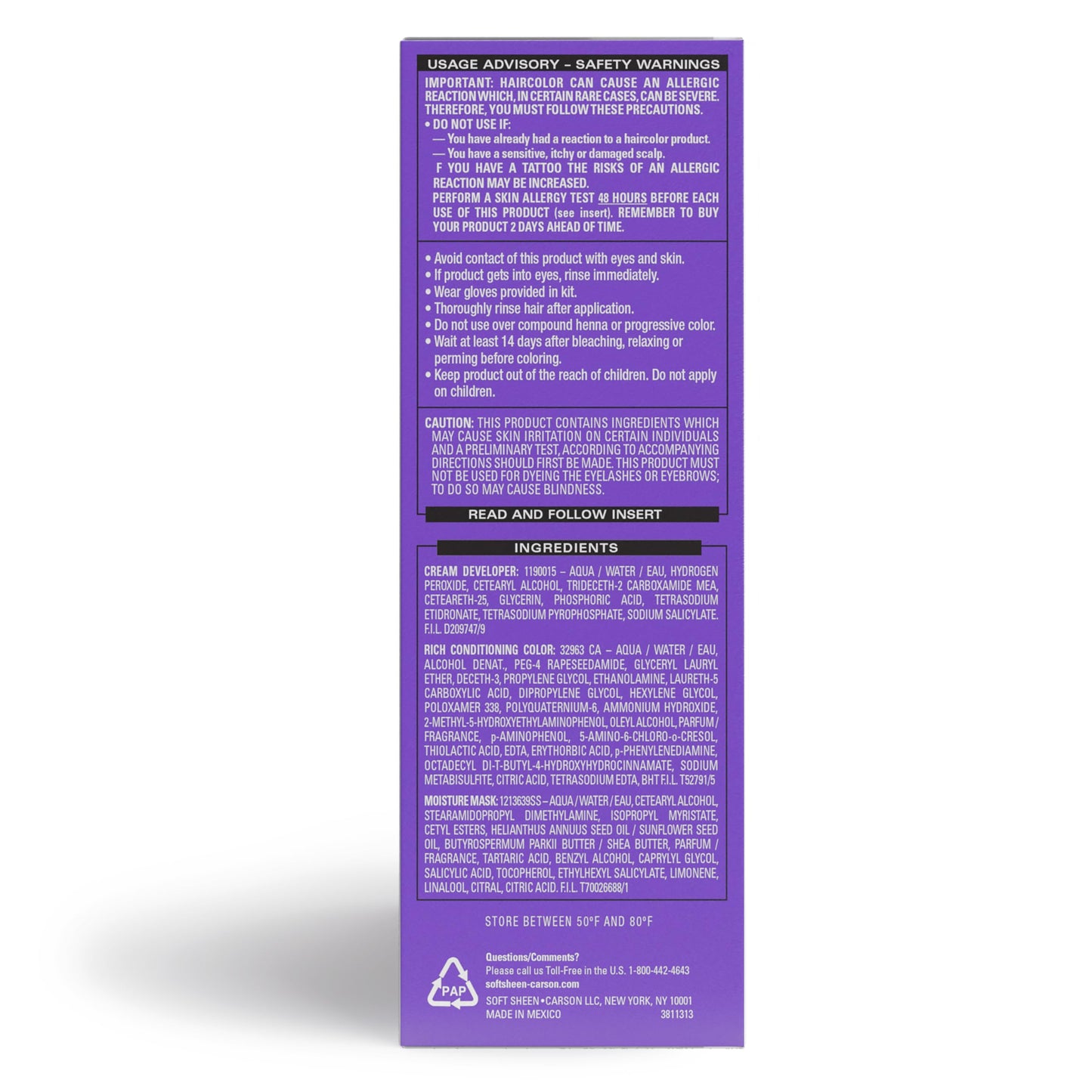 SoftSheen-Carson Dark and Lovely Fade Resist Rich Conditioning Color, Vivacious Red 394 Beauty & Personal Care SoftSheen