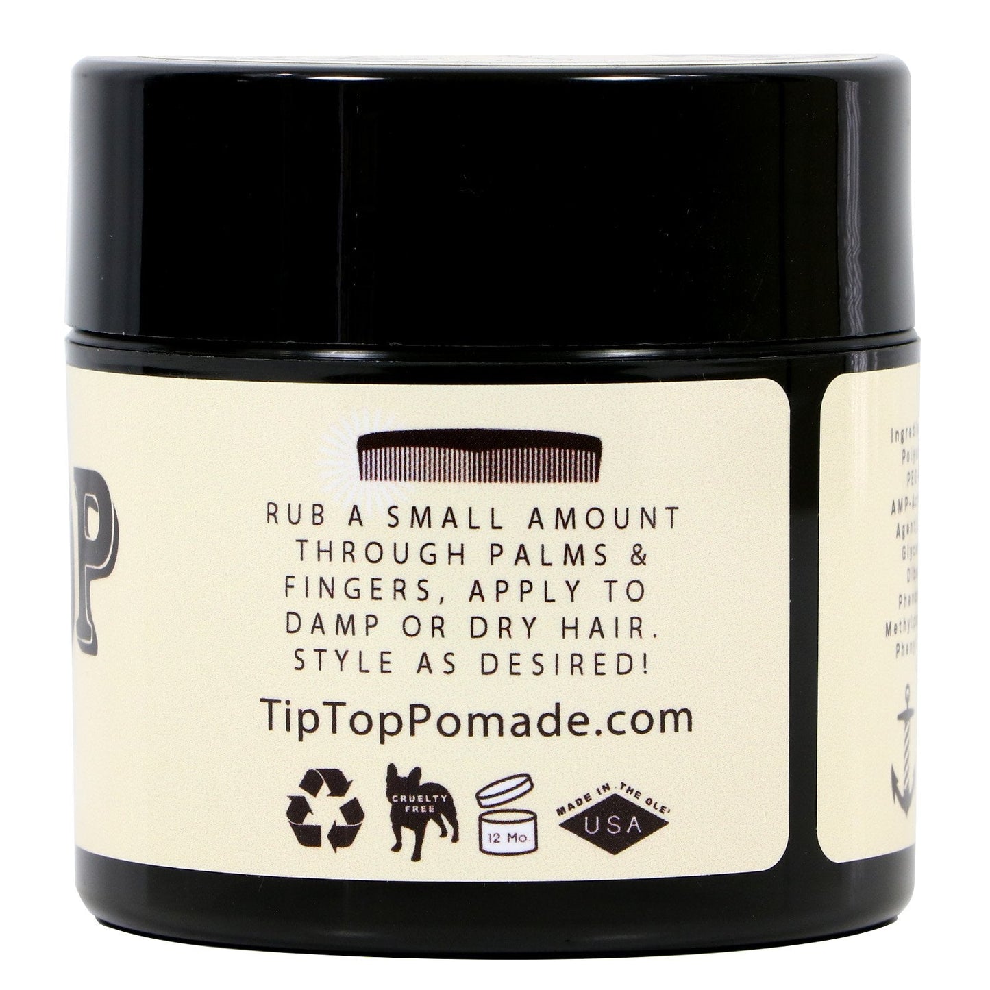 TipTop Original Water Based Pomade 4.25oz Pack of 3 Beauty & Personal Care TipTop