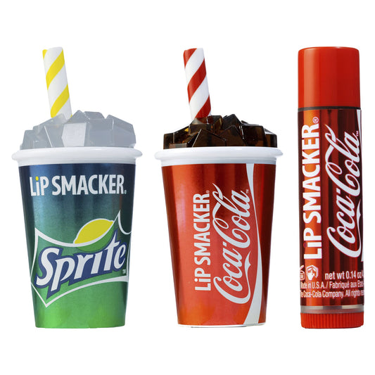 Lip Smacker Coca Cola Collection, lip balm for kids - Coca-Cola & Sprite, trio Beauty & Personal Care Lip Smacker