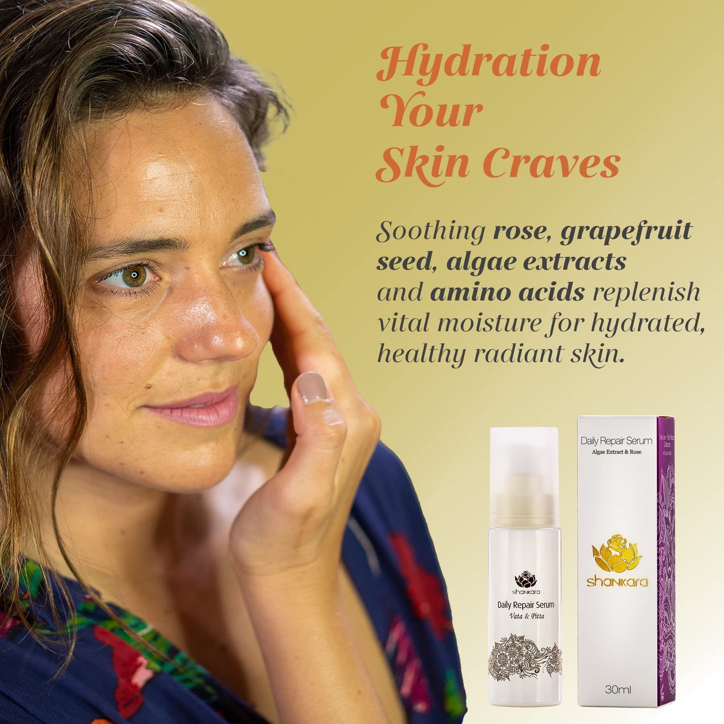 Shankara Daily Repair Serum for Fine Lines - Pitta by Shankara Beauty & Personal Care Sri Sri Products